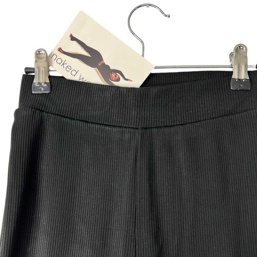 Naked Wardrobe Oh So Snatched Ribbed Leggings Black High Rise Size S NEW - Picture 4 of 7